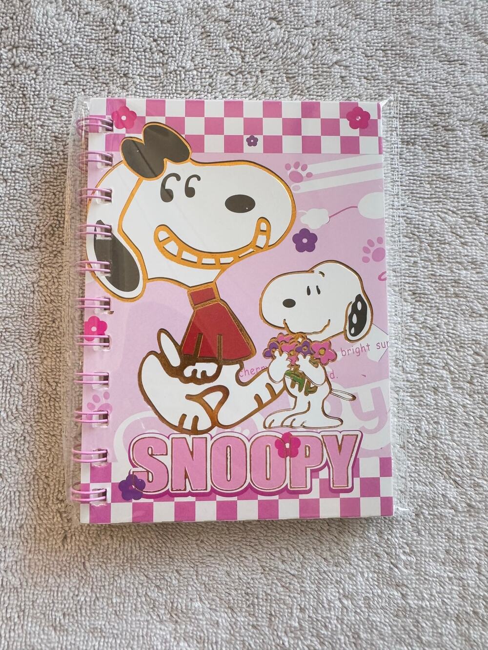 Snoopy peanuts A6 spiral notebook lined sheets